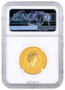 2022 P Australia Gold Kangaroo 1/2 oz Gold $50 NGC MS70 FR Exclusive Kangaroo