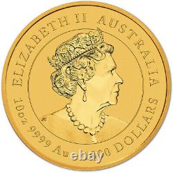 2022 P Australia Gold Lunar Series III Year of the Tiger 10 oz $1000 BU