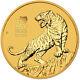2022 P Australia Gold Lunar Series Iii Year Of The Tiger 1/4 Oz $25 Bu
