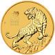 2022 Year Of The Tiger 1/10oz. 9999 Gold Bullion Coin Lunar Series Iii Pm