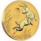 2023 1/20 Oz Australia Gold Lunar Series Iii Year Of The Rabbit $5 In Capsule