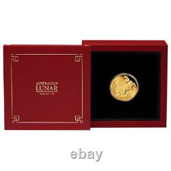2023 1/4 oz Proof Australian Gold Lunar Rabbit Coin (Box + CoA)