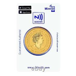 2023 1 oz Australian Gold Kangaroo BU (MintID NFC Scan Card)