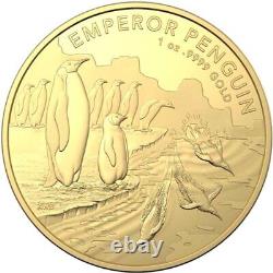 2023 1 oz Royal Australian Mint Gold Emperor Penguin Coin (BU)