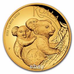 2023 Australia 1 oz Gold Koala Proof (High Relief, Box & COA) SKU#280251