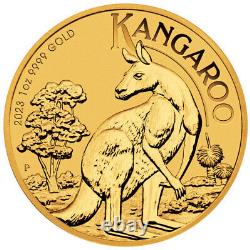 2023-P Australia Gold Kangaroo 1 oz Gold $100 Coin GEM BU Brilliant Uncirculated