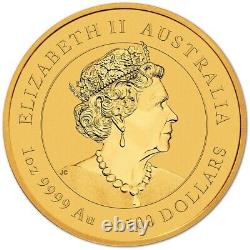 2023 P Australia Gold Lunar Series III 3 Year of the Rabbit 1 oz Perth Mint $100