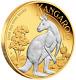 2023 Reverse-gilded Kangaroo Proof. 9999 Silver 2 Oz $2 Coin Australia