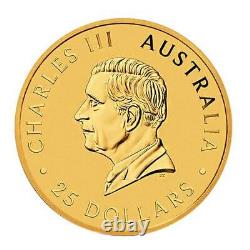 2024 $25 Australia Gold Kangaroo 1/4 oz. 9999 Fine BU