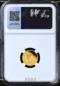 2024 Australia Bullion 1/10oz GOLD Lunar Year of the DRAGON NGC PF70 $15 Coin FR