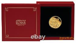 2024 Australia PROOF 1/4oz GOLD Lunar Year of the DRAGON NGC PF70 UC $25 Coin FR
