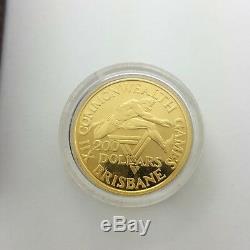 22ct(916,22k) 1982 The Royal Australian Mint XIICommonwealth Games Brisbane Coin