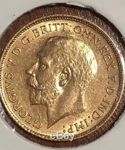 22ct Gold Coin 1911s Australian Half sovereign (high grade) SEE DESCRIPTION