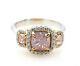 2.35ct Natural Argyle 6pp Fancy Pink Diamond Engagement Ring Gia 18k Cushion