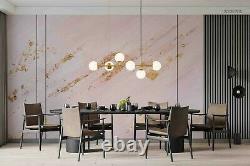 3D Pink Gold Texture Wallpaper Wall Mural Removable Self-adhesive 177