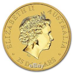 (4) CH/GEM BU 1/4 oz. 2017 $25 Gold Australian Kangaroo Coin 1/4 Ounce. 9999