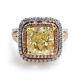 5.24ct Natural Argyle 6pp Fancy Yellow & Pink Diamonds Gia Engagement Ring 18k