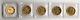 5 Coins 1/10th Oz. 9999 Fine Gold, 4 Maple Leafs, 1 Australian Nugget, 24 Caratgld