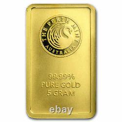 5 gram Gold Bar Perth Mint (In Assay) SKU #57163