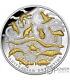 5 Oz. 999 Silver Australian Dreamtime Coin With 24-carat Gilded Animals