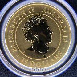 9999 Gold Australian Wildlife Coin 1/4 Ounce 2021 GEM BU IN CAPSULE