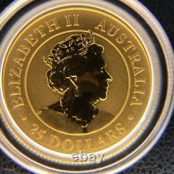 9999 Gold Australian Wildlife Coin 1/4 Ounce 2021 GEM BU IN CAPSULE