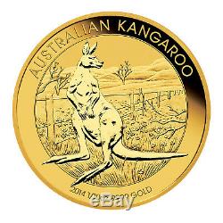 999 1/10 Ounce Gold Australian Kangaroo