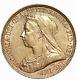 Auction Start 1 $ Australia Queen Victoria Gold Sovereign 1893 M High Grade Or