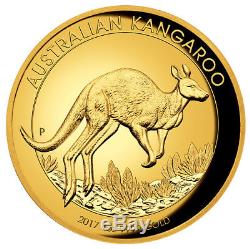 AUSTRALIAN KANGAROO 2017 1oz GOLD PROOF HIGH RELIEF COIN