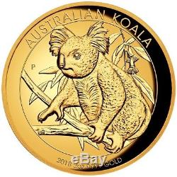 AUSTRALIAN KOALA 2018 2oz GOLD PROOF HIGH RELIEF COIN