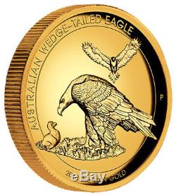 AUSTRALIAN WEDGE-TAILED EAGLE 2018 2oz GOLD HIGH RELIEF COIN