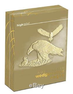 AUSTRALIAN WEDGE-TAILED EAGLE 2018 2oz GOLD HIGH RELIEF COIN