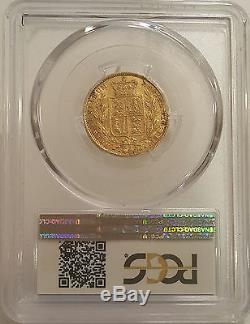 AUSTRALIA / 1878-S Full Gold Sovereign, Shield Reverse PCGS AU55