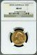 Australia 1895 M Gold Sovereign Queen Victoria Ngc Graded Ms63 Good Luster