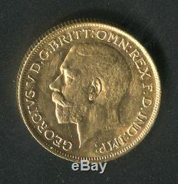 AUSTRALIA Full Sovereign Gold Coin 1911 KM#29 George V