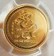 Awesome Ms-69 2000 Australia Dragon Pcgs 1/4 Oz $25 Gold Nice Looking Coin