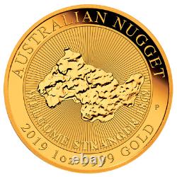 Australia 100 $2019 Australian Nugget 1 OZ GOLD ST