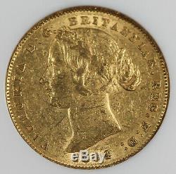 Australia 1864 (SY) Sovereign Sov Gold Coin NGC AU53 Sydney Mint KM#4 Choice AU