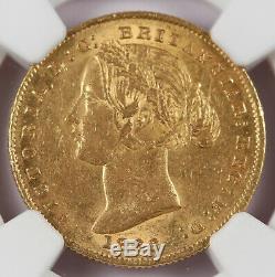 Australia 1866 (SY) Sovereign Sov Gold Coin NGC AU58 Sydney Mint KM#4 Choice AU