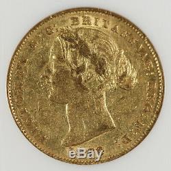 Australia 1866 (SY) Sovereign Sov Gold Coin NGC XF45 Sydney Mint KM#4 Choice XF