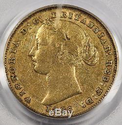 Australia 1866 (SY) Sovereign Sov Gold Coin PCGS XF45 Sydney Mint KM4 Choice XF