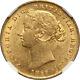 Australia 1866 Victoria Gold Sovereign Ngc Ms-61 Scarce In Mint State