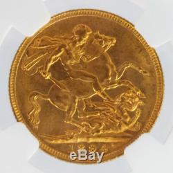Australia 1894-s NGC MS63 Victoria Gold SovereignStruck at The Sydney Mint