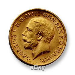 Australia 1912 1/2 Sovereign Gold Coin SKU# 7300