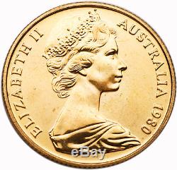 Australia 1980 Koala Bear Gold Coin BU