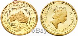 Australia 1987 Nugget 4-Coin Gold Proof Set