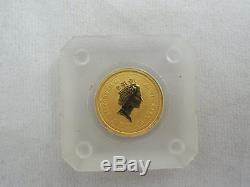 Australia 1998 The Australian Nugget / Kangaroo 1/20 oz $5 Gold Coin