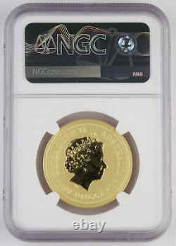 Australia 2000 1 Oz 9999 Gold $100 Year of Dragon Coin NGC MS69 GEM BU Key Date