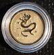 Australia 2000 Year Of The Dragon $5 1/20 Oz. 9999 Gold Coin In Mint Capsule