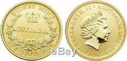 Australia 2005 150th Anniversary Perth Mint Gold Sovereign Coin